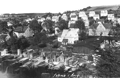 sehma um 1939 bretschneiders holzplatz